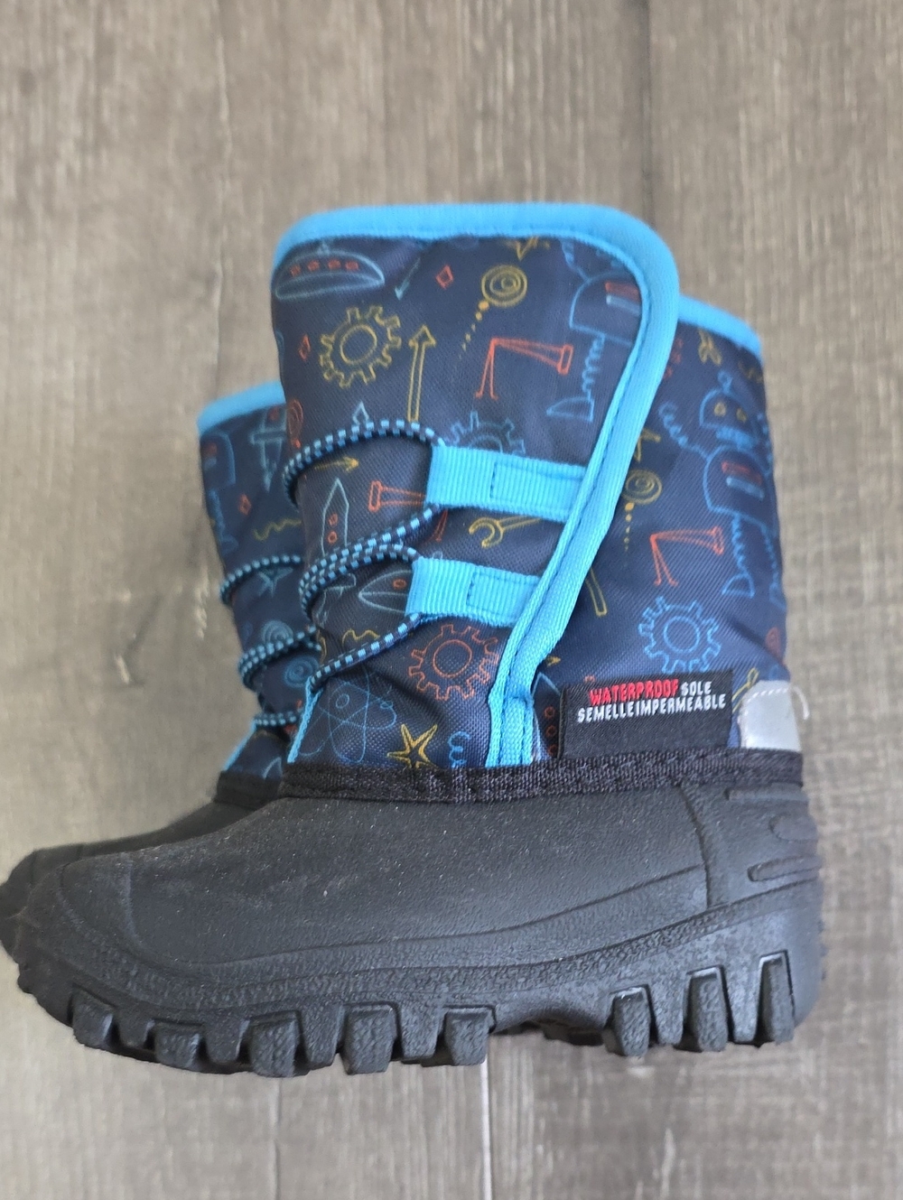 Todder Waterproof Boots Blue - Cozy Winter Footwear